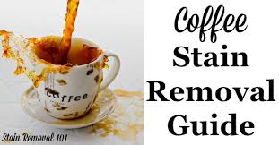How To Remove Coffee Stains