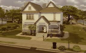Start Of My Decades Challenge I Tried To Build A Victorian Style Farm House In The Back I Moved The Garden And You Ll See The Outhouse Upon Their Son Atticus Aging To
