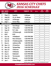 Kansas City Chiefs Schedule 2016 17 Ravens Schedule Baltimore Ravens Denver Broncos Schedule