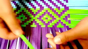 Motif batik anyaman kertas / contoh gambar bunga contoh. Kreatif Anyaman Kertas Mudah Dan Cantik Diamond