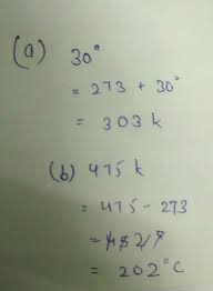 30 celsius = 86 degree fahrenheit Convert The Following Temperatures To The Kelvin Scale And Celsius Scale Respectively A 30 Degree Brainly In