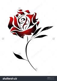Red Rose Tattoo Google Search Rose Stencil Red Rose Tattoo Rose Tattoo Design