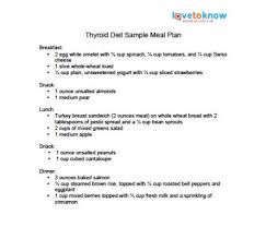 Thyroid Diet Lovetoknow