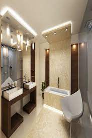 The Family Bathroom Often A Scene Of Havoc And Consternation In The Morning As Everyone Jostle Zen Bathroom Decor Bathroom Lighting Bathroom Recessed Lighting