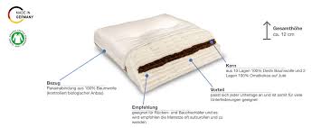 Er gibt auskunft darüber, wie hart, bzw. Baumberger Futon Deshi Kokos Online Kaufen Belama