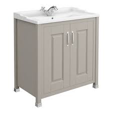 Choose and buy from our wide range of bathroom cabinets and vanity units. Old London 800 Traditional 2 Door Basin Cabinet Stone Grey Ldf405 At Victorian Plumbing Uk