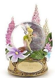 Tinker Bell Description Characters Tinker Bell Features Music You Can Fly Size H15 5xw14 Snow Sou Disney Snowglobes Snow Globes Christmas Snow Globes