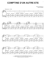 Paul De Senneville Mariage D Amour ноты скачать бесплатно Yann Tiersen Comptine D Un Autre Ete Partituras Partituras Faceis Partitura Piano