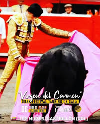 🇨🇴 El Matador de Toros Luis Miguel Castrillón, originario de Medellín,  Colombia, hace su debut en Ecuador este fin de semana en el 𝗚𝗿𝗮𝗻  𝗙𝗲𝘀𝘁𝗶𝘃𝗮𝗹 𝗧𝗮𝘂𝗿𝗶𝗻𝗼 𝗱𝗲 𝗚𝗮𝗹𝗮 “𝗩𝗶𝗿𝗴𝗲𝗻 𝗱𝗲𝗹  𝗖𝗮𝗿𝗺𝗲𝗻”💃🏻 , 🔴🔵 Sábado 06 de ...