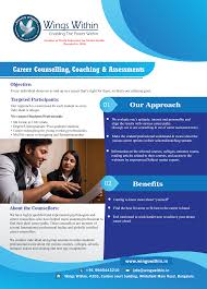 Tucareers provides online career counselling and guidance by expert counsellors. Career Counseling Services In Bangalore Wings Within