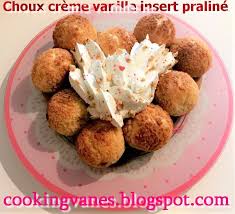 Choux Creme Vanille Insert Praline En 2020 Cuisine Facile Blog Cuisine Choux A La Creme