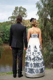 Black And White Traditional Wedding Attire A Black And White Collette Dinnigan Dress For A Relaxed Family Australian Wedding Traditional Wedding Dresses Unconventional Wedding Dress White Wedding Dresses