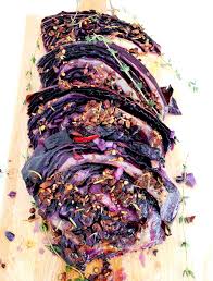 Oven Roasted Red Cabbage Steaks Recipe Cabbage Steaks Roasted Red Cabbage Roasted Cabbage