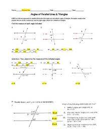 52 parallel lines and transversals alternate interior angles theorem if two parallel lines are cut by a transversal, then the pairs of alternate. Parallel Lines Cut By Transverals And Interior And Exterior Angles In Triangles