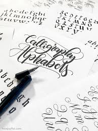 In antiquity, a cursive form of handwriting was used in writing on papyrus.it employed slanted and partly connected letter forms as well as many ligatures.some features of this handwriting were later adopted into greek minuscule, the dominant form of handwriting in the medieval and early … Calligraphy Alphabets What Are Lettering Styles Free Worksheets