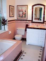 Pink And Brown Perfect Combination Of Bathroom Designs You Should Copy Goodnewsarchitecture Pink Bathroom Tiles Classic Bathroom Tile Retro Pink Bathroom
