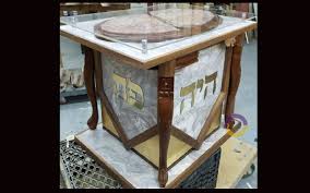 Very sturdy, ready to use. Table Used To Block Monsey Stabber In 2019 Attack Turned Into Menorah Stand The Times Of Israel
