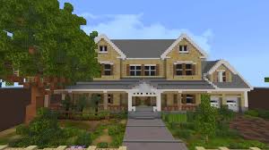 Minecraft house ideas to inspire you, from small wooden cabins to luxury treetop retreats Suburban Traditional House Ideas Minecraft Map