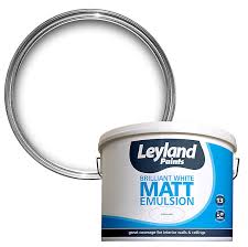 And their white emulsion is not white! Leyland Pure Brilliant White Matt Emulsion Paint 10l Diy At B Q