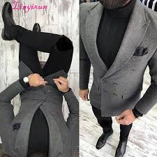 Plusieurs modèles des blazers en tweed de toutes les couleurs et façons dans notre boutique en ligne. Grande Offre Linyixun Dernier Manteau Pantalon Conceptions Gris Tweed Hommes Veste Slim Fit Double Boutonnage Blazer Personnalise Marie Mode Bal Costumes Terno March 2021