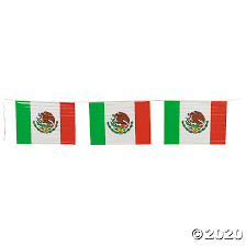 These display as a single emoji on supported platforms. Mexican Flag Plastic Pennant Banner Oriental Trading