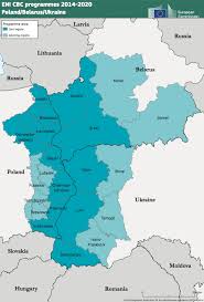 Poland is located in central europe. Poland Belarus Ukraine Eni Cbc Interreg Eu