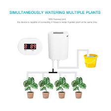 Automated Watering Device Smart Water Controller Automatically Watering System Drip Irrigation Kit For 4 Potted Plants Watering Kits Aliexpress