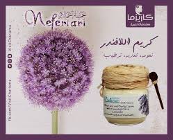 كريم نفرتاري باللافندر Natural Cream Body Cream Natural Oils
