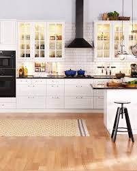 Far Wall Is Another Example Of Double Ovens Counter Stove Top Layout Example Only Kitchen Cabinet Remodel White Ikea Kitchen Kitchen Renovation