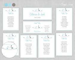 Seating Chart Templates Wedding Parties Free Color
