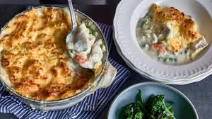 The Hairy Bikers Fish Pie With Cheese Mash Recipe Bbc Food
