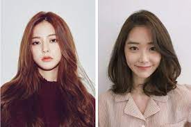 40 model rambut wanita pendek sebahu 2018. 10 Model Rambut Stylish Korea Untuk Wajah Bulat Womantalk