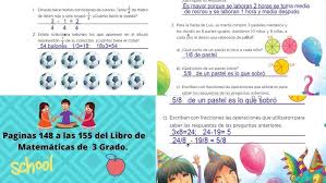 , ¿y de la escuela? Desafios Matematicos 3 Leccion 69 Mas Fracciones Paginas 150 151 Y 152 Explicadas Y Resueltas Youtube