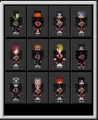 Each skin has a 128x128 extension, which makes them. Mcpe Bedrock Akatsuki Skin Pack Minecraft Skins Mcbedrock Forum
