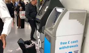 Before you withdraw cash, you should own bitcoin and also have transactions stored in a wallet. Bizarre Bitcoin Atm Machine Pours Out Notes On Busy London Station Video Goes Viral