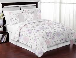 Try our free drive up. Lavender Purple Pink Grey And White Shabby Chic Watercolor Floral Girl Full Queen Teen Childrens Bedding Comforter Set By Sweet Jojo Designs 3 Pieces Rose Flower Only 99 99