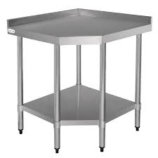 Kitchen work table stainless steel metal commercial nsf scratch resistent and antirust work table with adjustable table toot (24w×48l) 4.6 out of 5 stars 952 $139.79 $ 139. Buy Stainless Steel Work Table Corner Model 80 B X90 H X60 D Cm Online Horecatraders