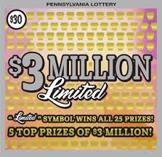 Pennsylvania Lottery Scratch Offs Active Games