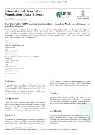 PDF) The CanPath-HDRN Canada Collaboration: Enabling Multi-jurisdictional  Research in Canada