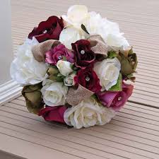 Lightinthebox provides many different classifications of products at high quality and low price, such as wedding. Handtied Of Silk Wedding Flowers Rosie Silk Flowers