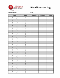 56 Daily Blood Pressure Log Templates Excel Word Pdf