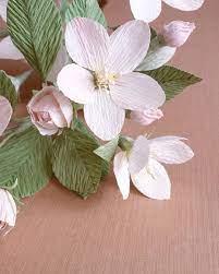 Such Joy With These Lovely Apple Flowers Appleflowers Paperflowers Bumazhnye Cvety Cvety Iz Krep Bumagi Cvety
