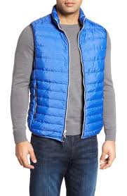 Returnable within 45 days by mail or to a u.s. Peter Millar Goose Crown Elite Light Down Vest In Blue For Men Lyst