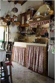 We have the best farm home style curtains for your kitchen, living room, or bedroom. Rustic Kitchen In A Country House Lovely Cabinet Curtains Kitcheninteriordesignvintage Tiny House Kitchen Country Kitchen Farmhouse Country Kitchen Decor