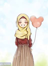 صور جميلة للبنات صور بنات كيوت محجبات للفيس بوك Anime Muslimah Anime Muslim Hijab Cartoon