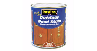 rustins quick dry outdoor woodstain brown 0 5l