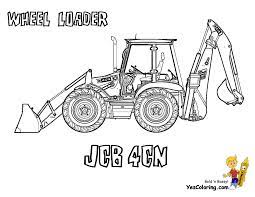 This drawing was made at internet users' disposal on 07 february 2106. Coloring Backhoe Free Printable Tractor Coloring Pages For Kids