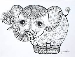 There's many to choose from and our app has a few nice tricks to help you out! Adult Printable Abstract Elephant Coloring Pages For Adults Coloringtone Book
