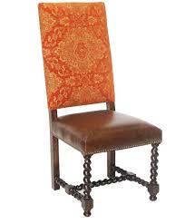 Chenille Leather Barley Twist Dining Chair Etsy In 2020 Cowhide Chair Cowhide Bar Stools Dining Chairs