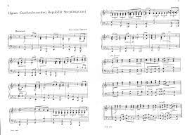 Sheet Music Of The National Anthem Of Czechoslovakia Partituras Piano Partituras Piano